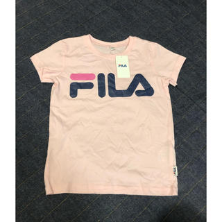 フィラ(FILA)の新品未使用　タグ付　FILA ピンク　Tシャツ 120(Tシャツ/カットソー)