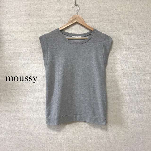 moussy(マウジー)のスウェット地　フレンチスリーブトップス レディースのトップス(Tシャツ(半袖/袖なし))の商品写真