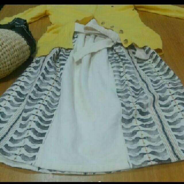 北欧柄スカート120センチ キッズ/ベビー/マタニティのキッズ服女の子用(90cm~)(スカート)の商品写真