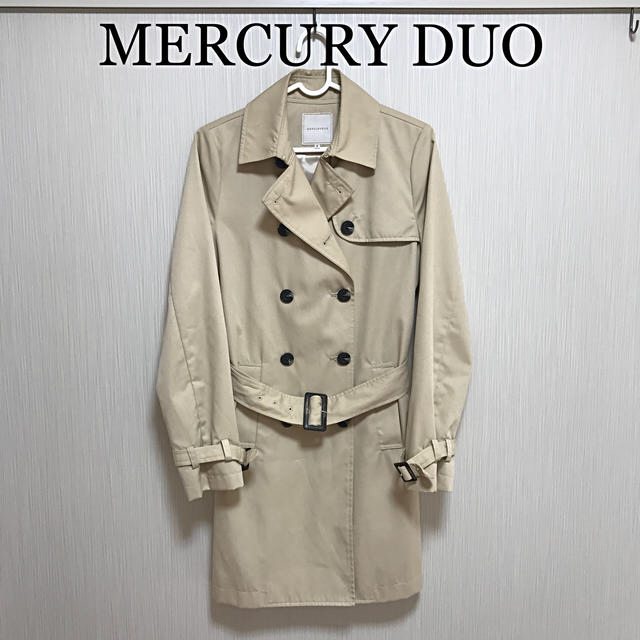 MERCURYDUO(マーキュリーデュオ)のMERCURY DUO    トレンチコート　F レディースのジャケット/アウター(トレンチコート)の商品写真