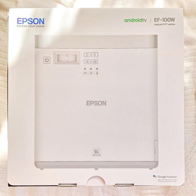 EPSON(エプソン)の青ばなな.com様専用　新品未使用　EPSON EF-100W スマホ/家電/カメラのテレビ/映像機器(プロジェクター)の商品写真