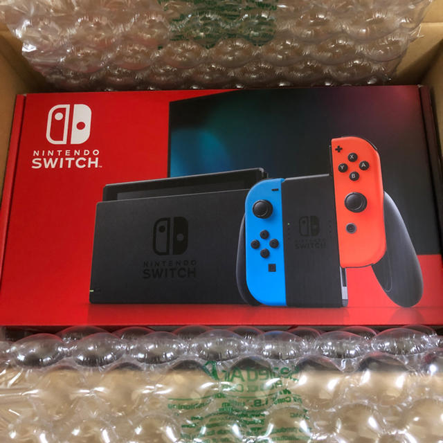 Nintendo Switch - 新品未開封　ニンテンドースイッチ　本体　新型　ネオンブルー