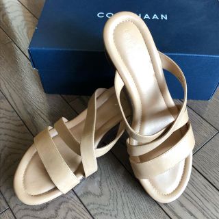 コールハーン(Cole Haan)のコールハーン　ウエッジサンダル　サイズ6 ベージュ　値下げしました(サンダル)