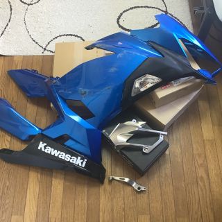 カワサキ - 手渡し半額【セット】ninja250 2018 カウル(乗車位置から見