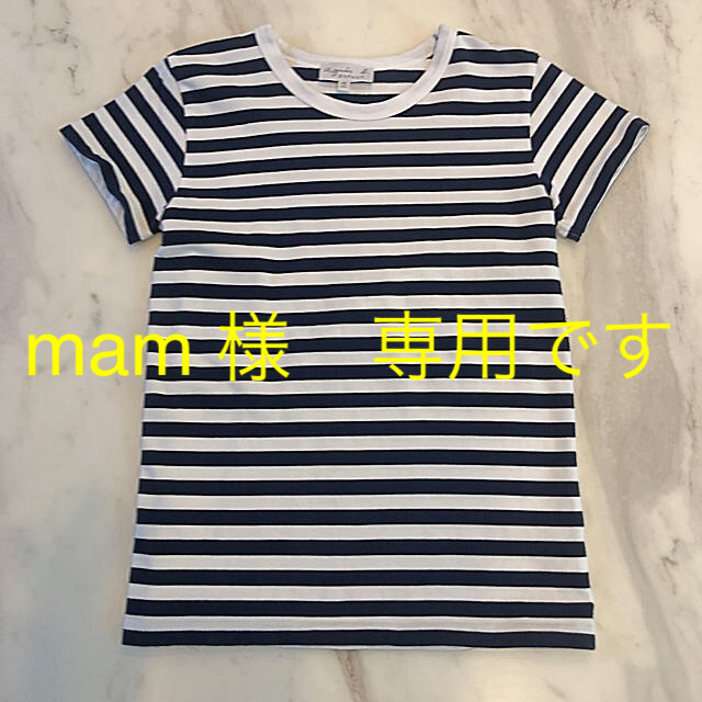 agnes b.(アニエスベー)のmam様専用【agnès b. ENFANT】ネイビー/size:140〜150 キッズ/ベビー/マタニティのキッズ服女の子用(90cm~)(Tシャツ/カットソー)の商品写真