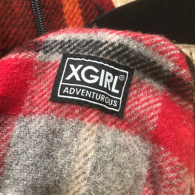 X-girl(エックスガール)のX-girl × JOHNSON WOOLEN MILLS ウェストポーチ レディースのバッグ(ボディバッグ/ウエストポーチ)の商品写真