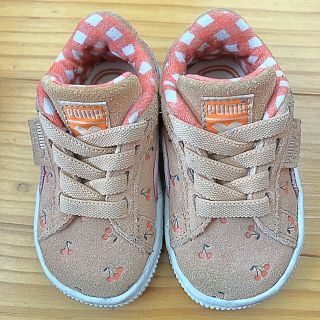 プーマ(PUMA)のpuma×tinycottons チェリー 柄スニーカー12cm(スニーカー)