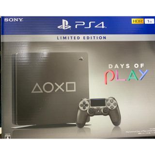 プレイステーション4(PlayStation4)のPS4 本体　Days of play 新品未開封　1TB(携帯用ゲーム機本体)