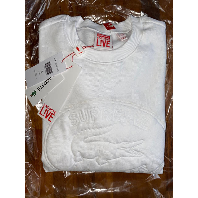 Supreme(シュプリーム)のSupreme Lacoste コラボ Crewneck 2017SS メンズのトップス(スウェット)の商品写真