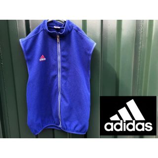 アディダス(adidas)のアディダス　パフォーマンスロゴ　フリースベスト　レトロ　リフレクター(ベスト)