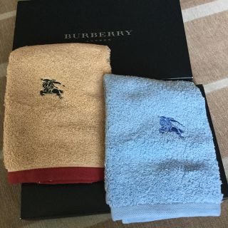 バーバリー(BURBERRY)のバーバリー　ウォッシュタオル　新品未使用(タオル/バス用品)