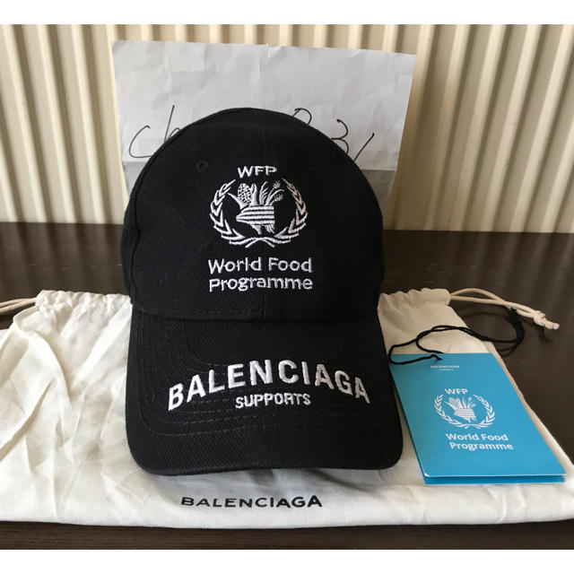 初期レア】Balenciaga WFP キャップ 初期レア】Balenciaga WFP キャップ