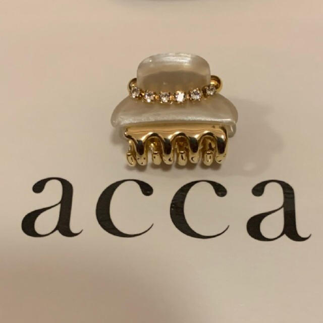 acca(アッカ)の【美品】acca ヘアクリップ　ミニ レディースのヘアアクセサリー(バレッタ/ヘアクリップ)の商品写真