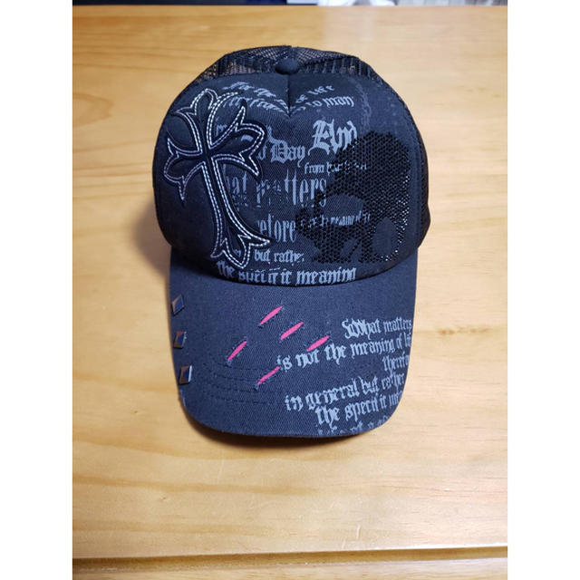 メッシュ　　CAP  黒 メンズの帽子(キャップ)の商品写真