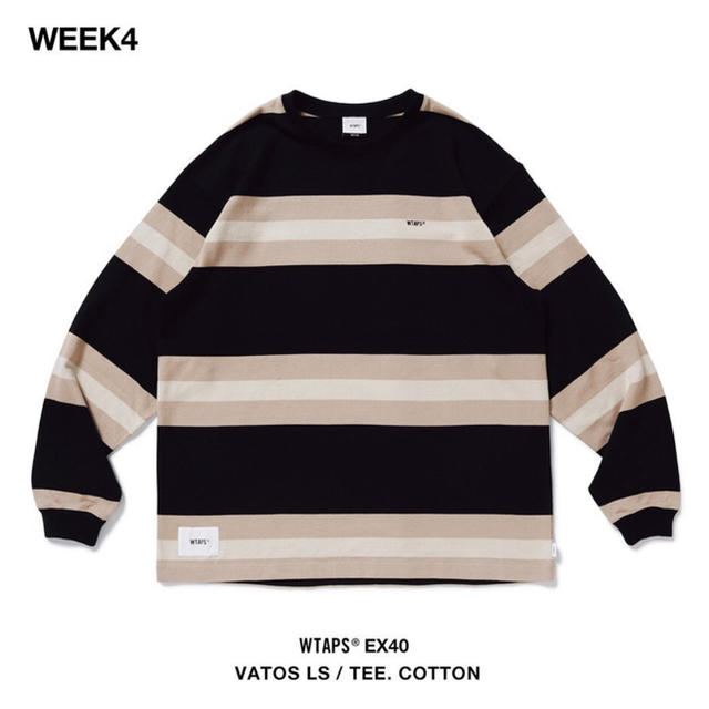 WTAPS VATOS LS ボーダー ダブルタップス - Tシャツ/カットソー(七分/長袖)