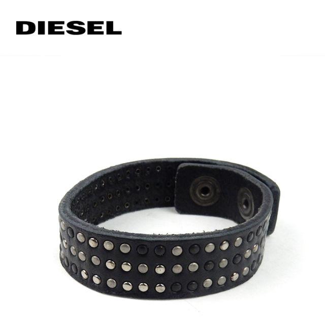 DIESEL(ディーゼル)のDIESEL ディーゼル レザーブレスレット 革ブレス レディース メンズ 新品 メンズのアクセサリー(バングル/リストバンド)の商品写真