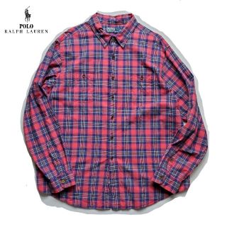 ポロラルフローレン(POLO RALPH LAUREN)のRALPH LAUREN　チェックシャツ　ダブルポケット(シャツ)