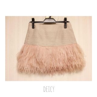 デイシー(deicy)のfeather skirt(ミニスカート)