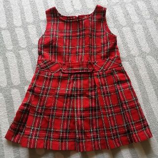 専用　　　チェックワンピース　90(ワンピース)