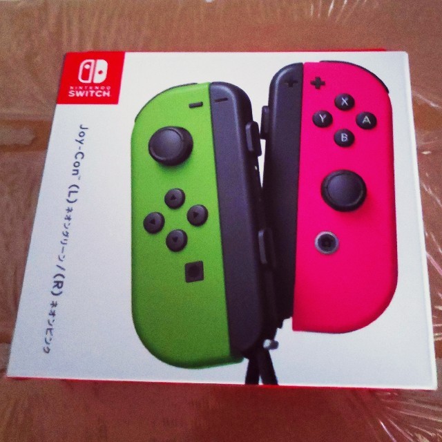 Nintendo Switch Joy-Con ネオングリーンネオンピンク