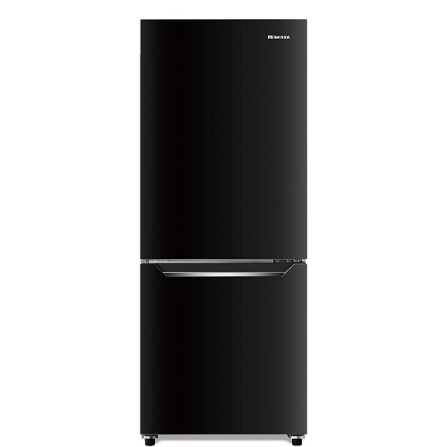 ハイセンス 2ドア 冷凍冷蔵庫 150L ブラック HR-D15CB
 スマホ/家電/カメラの生活家電(冷蔵庫)の商品写真
