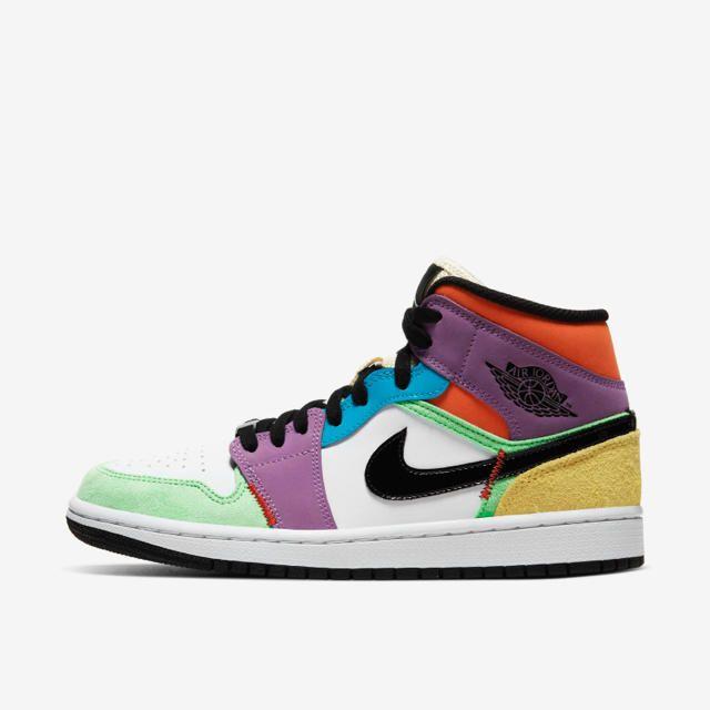 women's multicolor jordan 1