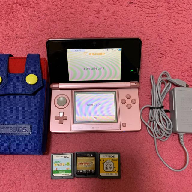 超美品 ニンテンドー 3DS XL + SD card + ケース