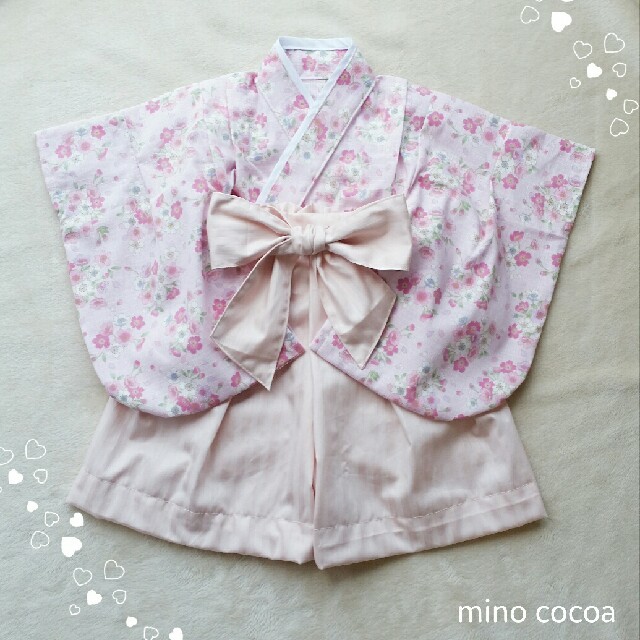 handmade baby HAKAMA 70-80cm