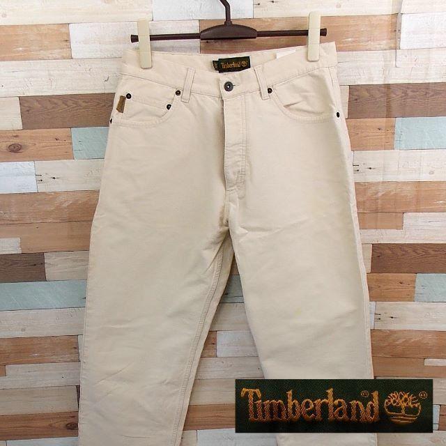 Timberland(ティンバーランド)の【Timberland】 美品 ティンバーランド クリームデニム ジーンズ 33 メンズのパンツ(デニム/ジーンズ)の商品写真