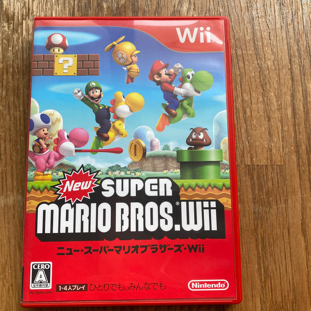 New スーパーマリオブラザーズ Wii Wii エンタメ/ホビーのゲームソフト/ゲーム機本体(家庭用ゲームソフト)の商品写真