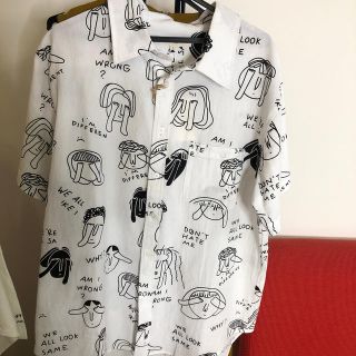 いないいない半袖Tシャツ　白　Mサイズ(ウエア)