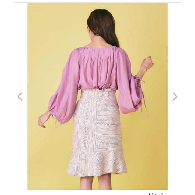MIIA(ミーア)のMIIA ツィード風マーメイドスカート レディースのスカート(ひざ丈スカート)の商品写真