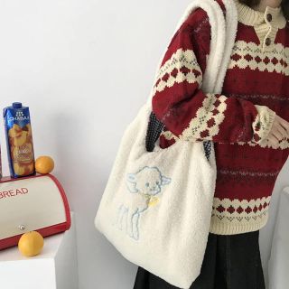 メリージェニー(merry jenny)の∴ 【ぴー様専用】モコモコ羊bag ∴(ショルダーバッグ)