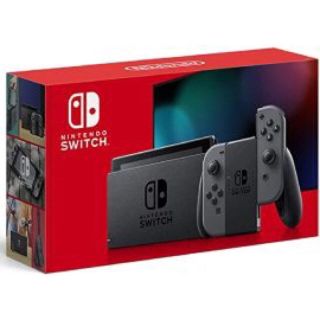 ニンテンドウ(任天堂)の任天堂　switch グレー(家庭用ゲーム機本体)