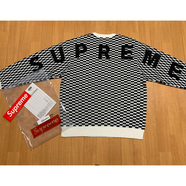 トップスSupreme Back Logo Sweater Lサイズ  キムタク着