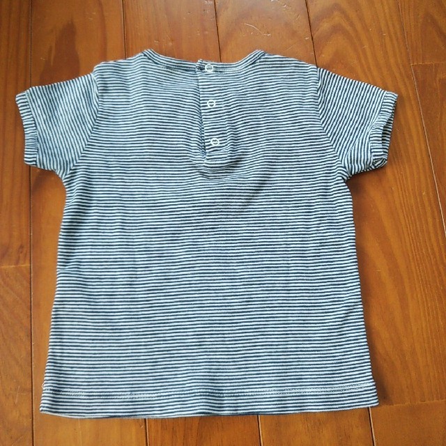 PETIT BATEAU(プチバトー)のプチバトー 半袖 Tシャツ ボーダー トップス 81cm 18m 80  キッズ/ベビー/マタニティのベビー服(~85cm)(Ｔシャツ)の商品写真