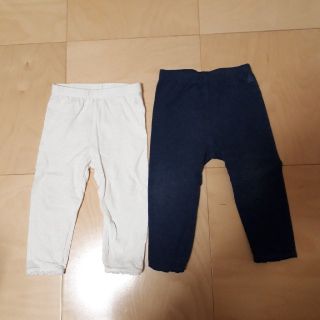 ベビーギャップ(babyGAP)のベビーギャップ レギンス 2枚 サイズ80(パンツ)