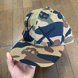 アベイシングエイプ(A BATHING APE)の2点セット a bathing ape  X  kaws  キャップ(キャップ)