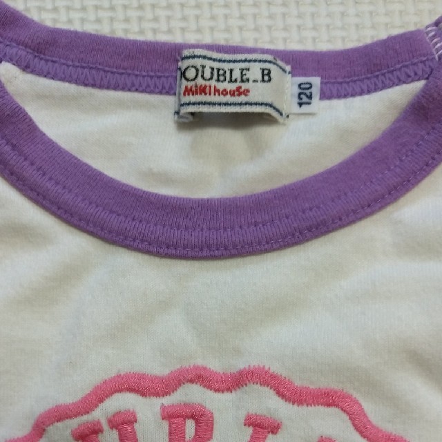 DOUBLE.B(ダブルビー)のDOUBLE.Bトップス120cm キッズ/ベビー/マタニティのキッズ服女の子用(90cm~)(Tシャツ/カットソー)の商品写真