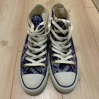 エックスガール(X-girl)のX-girl CONVERS ALLSTAR ペイズリー 24.5(スニーカー)