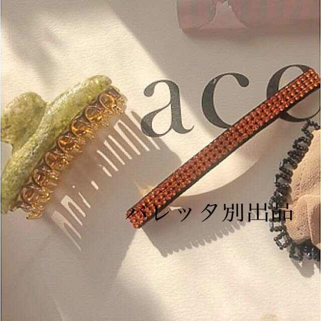 acca(アッカ)のアッカ  ミントグリーン　マーブル　大理石調ヘアクリップacca レディースのヘアアクセサリー(バレッタ/ヘアクリップ)の商品写真