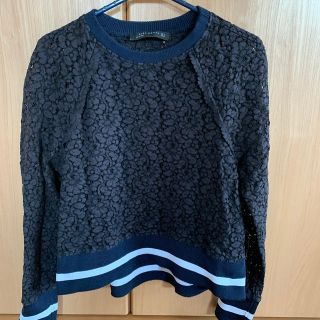 ザラ(ZARA)のZARA レディース　プルオーバー　レース　カジュアル(トレーナー/スウェット)