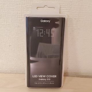 サムスン(SAMSUNG)の【国内純正】 Galaxy S10用 LED View Cover ブラック(Androidケース)