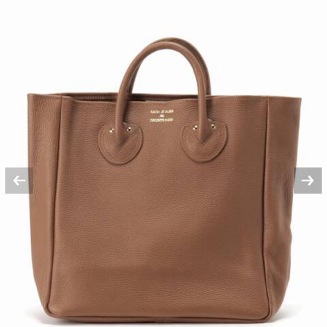 YOUNG\u0026OLSEN EMBOSSED LEATHER TOTE BAG