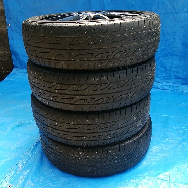 165/55R15サマータイヤホイール4本セット 自動車/バイクの自動車(タイヤ・ホイールセット)の商品写真