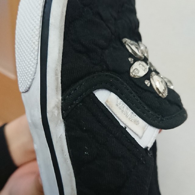 VANS(ヴァンズ)のVANS   17㎝ キッズ/ベビー/マタニティのキッズ靴/シューズ(15cm~)(スリッポン)の商品写真