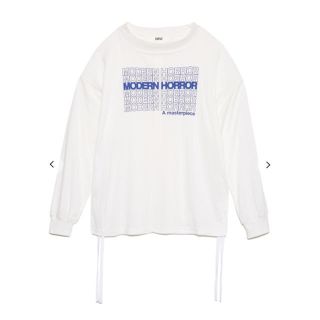 ファーファー(fur fur)のえりか様専用　ロゴプリント長袖Tシャツ×チェックスカート　FURFUR(カットソー(長袖/七分))