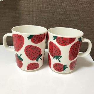 マリメッコ(marimekko)の本日限定価格　マリメッコ　マンシッカ　マグカップ2セット(グラス/カップ)