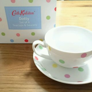 キャスキッドソン(Cath Kidston)のキャスキッドソンカップ＆ソーサー(グラス/カップ)