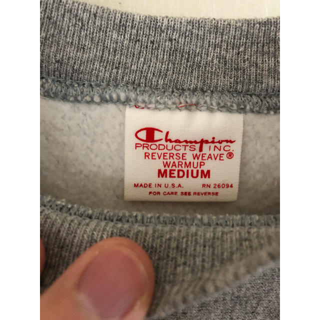 champion reverse weave スウェットトレーナー　赤タグ